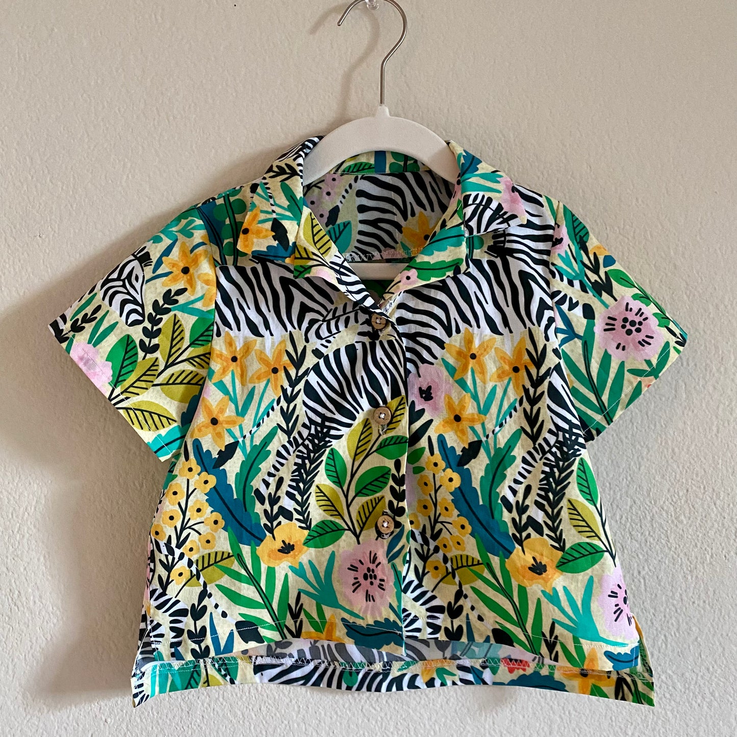 Vacation Mode Button-Down Shirt 🌴 Kids 2Y-9Y | Palm Springs Casual Prints