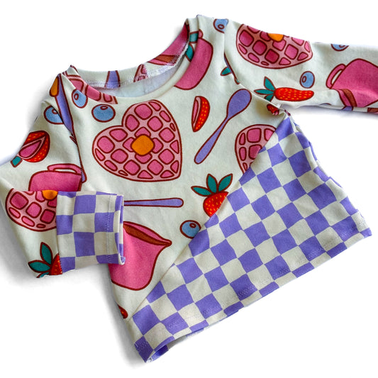 Long Sleeve Lounge Shirt 💘 Baby Sizes 0M-24M | Valentine's Day Prints