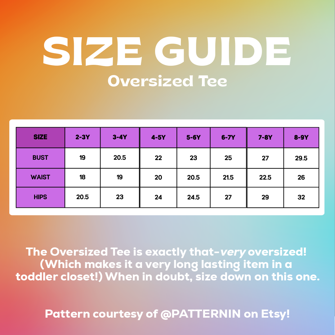 Oversized Tee 💌  Kids 2Y-9Y | Valentine's Day Prints